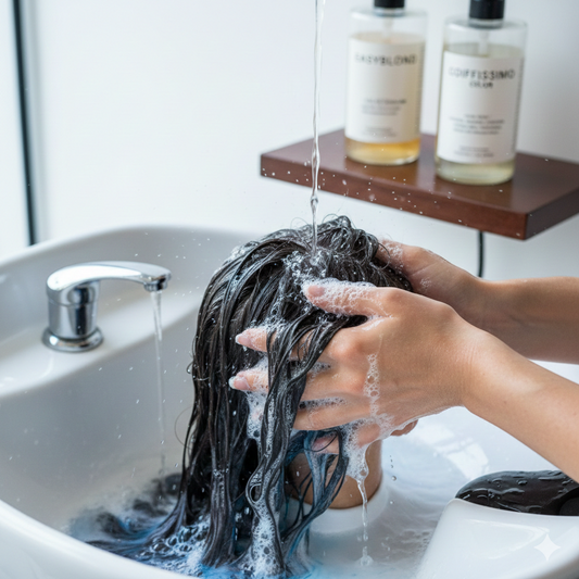 Shampoing pré-technique : Le "grand nettoyage" indispensable avant la technique