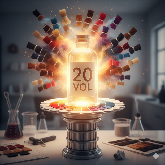 Oxydant 20 volumes : Pourquoi reste-t-il le pilier de votre colorimétrie ?