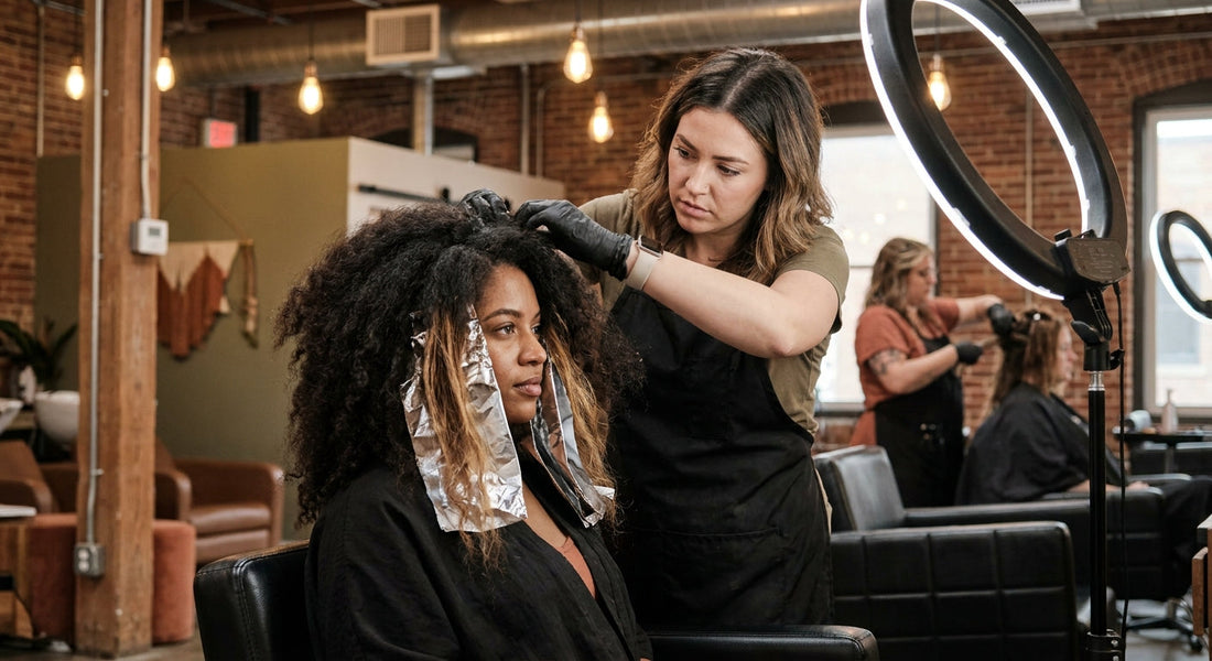 Balayage sur cheveux noirs : avant/après et protocole technique - decoloration et eclaircissement | Coiffissimo