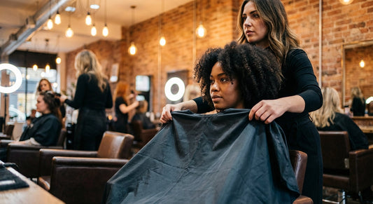 Cape de coupe anti-cheveux : quels matériaux privilégier ? - gestion de salon de coiffure | Coiffissimo