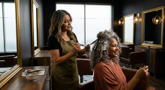 Coloration cheveux gris : techniques et protocoles en salon - coloration capillaire | Coiffissimo