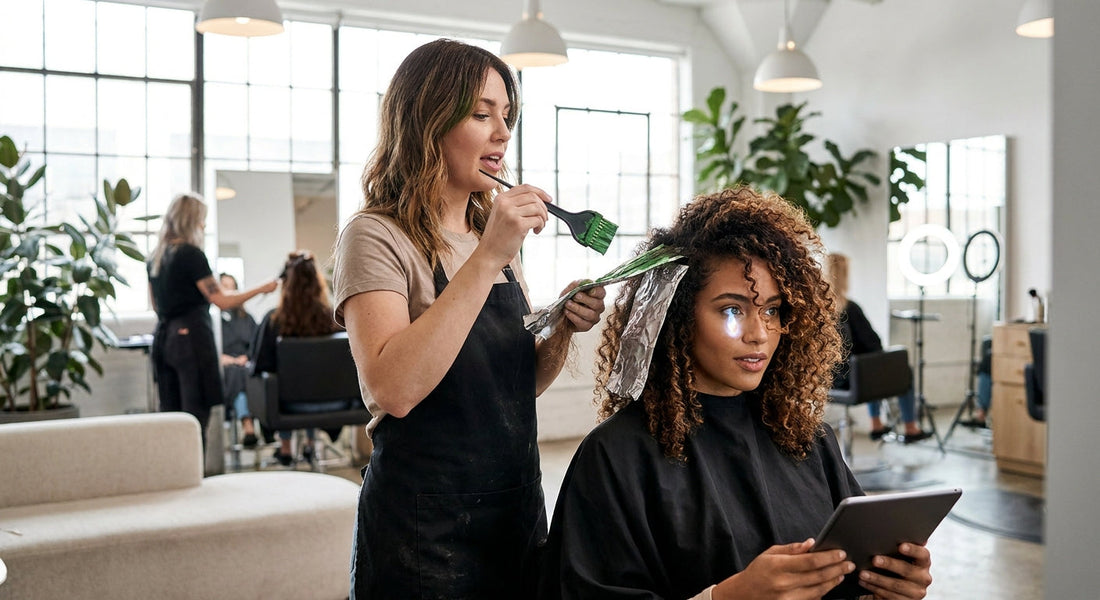 Coloration cheveux verts : techniques et formulation en salon - coloration capillaire | Coiffissimo