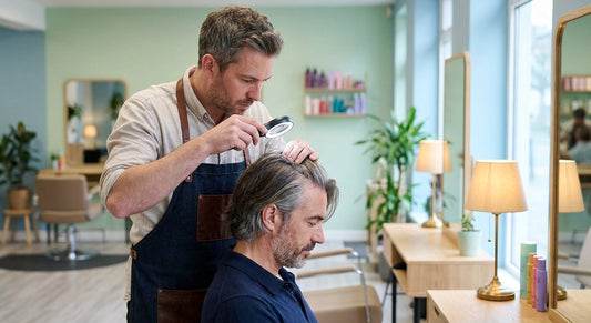 Coloration sur cheveux blancs homme : techniques et choix produits en salon - coloration capillaire | Coiffissimo