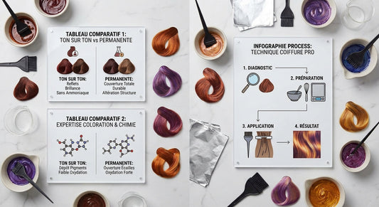Coloration ton sur ton : quand l'utiliser plutôt qu'une permanente ?