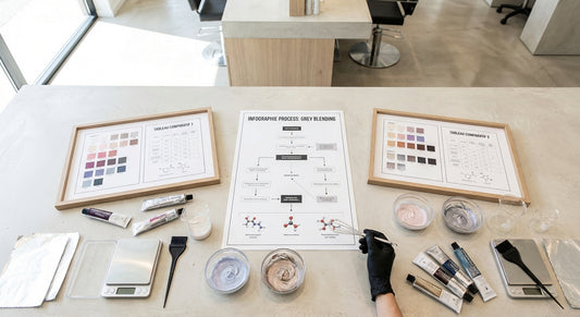 Comment réussir un Grey Blending avec des produits semi-permanents