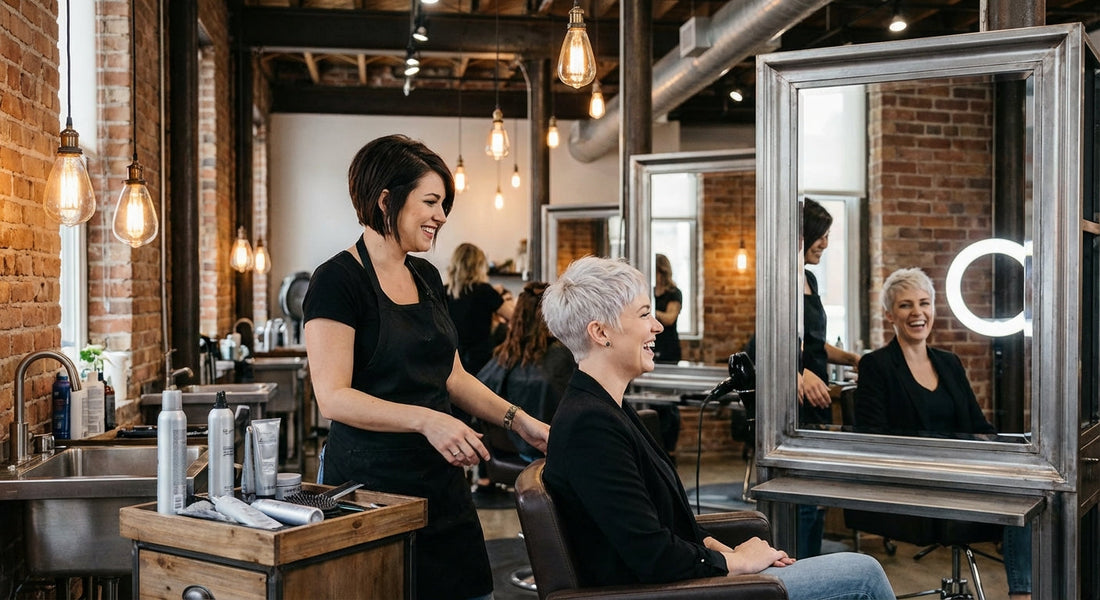 L'impact de l'éclairage du salon sur le rendu des couleurs - gestion de salon de coiffure | Coiffissimo