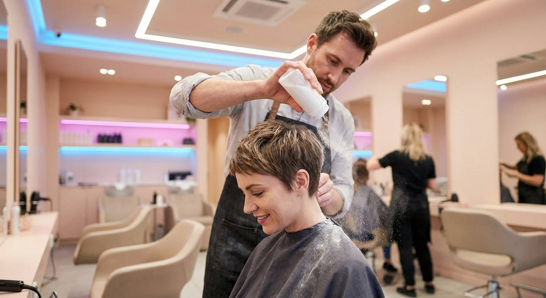 L'usage du talc et des poudres de texture en barbering - shampooings et soins capillaires | Coiffissimo