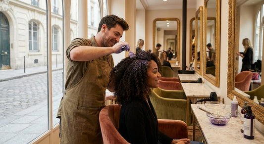 La patine violette : mode d'emploi - decoloration et eclaircissement | Coiffissimo