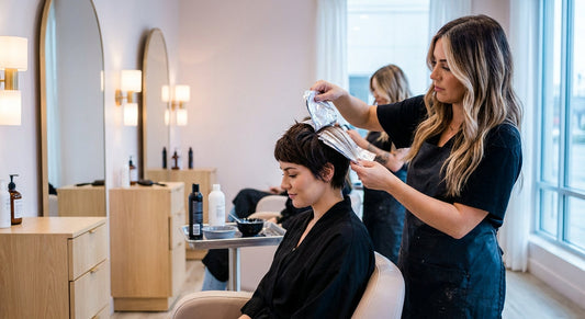 Mèches blond platine : technique, décoloration et patine en salon - decoloration et eclaircissement | Coiffissimo