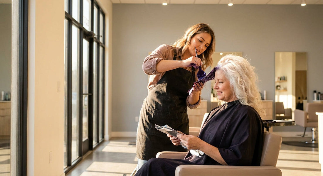 Patine sur cheveux blancs : technique et résultats attendus - patine et ton sur ton | Coiffissimo