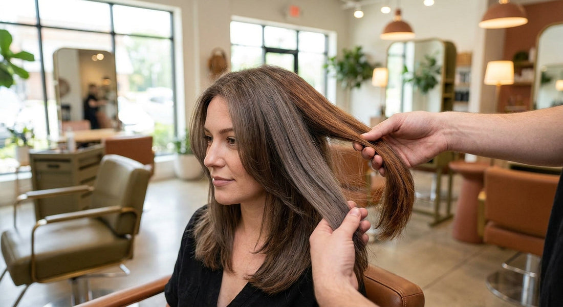 Patine sur cheveux bruns : techniques et résultats en salon - patine et ton sur ton | Coiffissimo