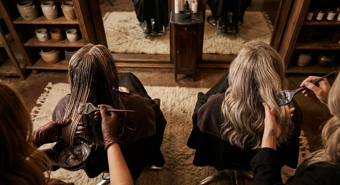 Patine sur cheveux secs ou humides : quelle application choisir ? - patine et ton sur ton | Coiffissimo
