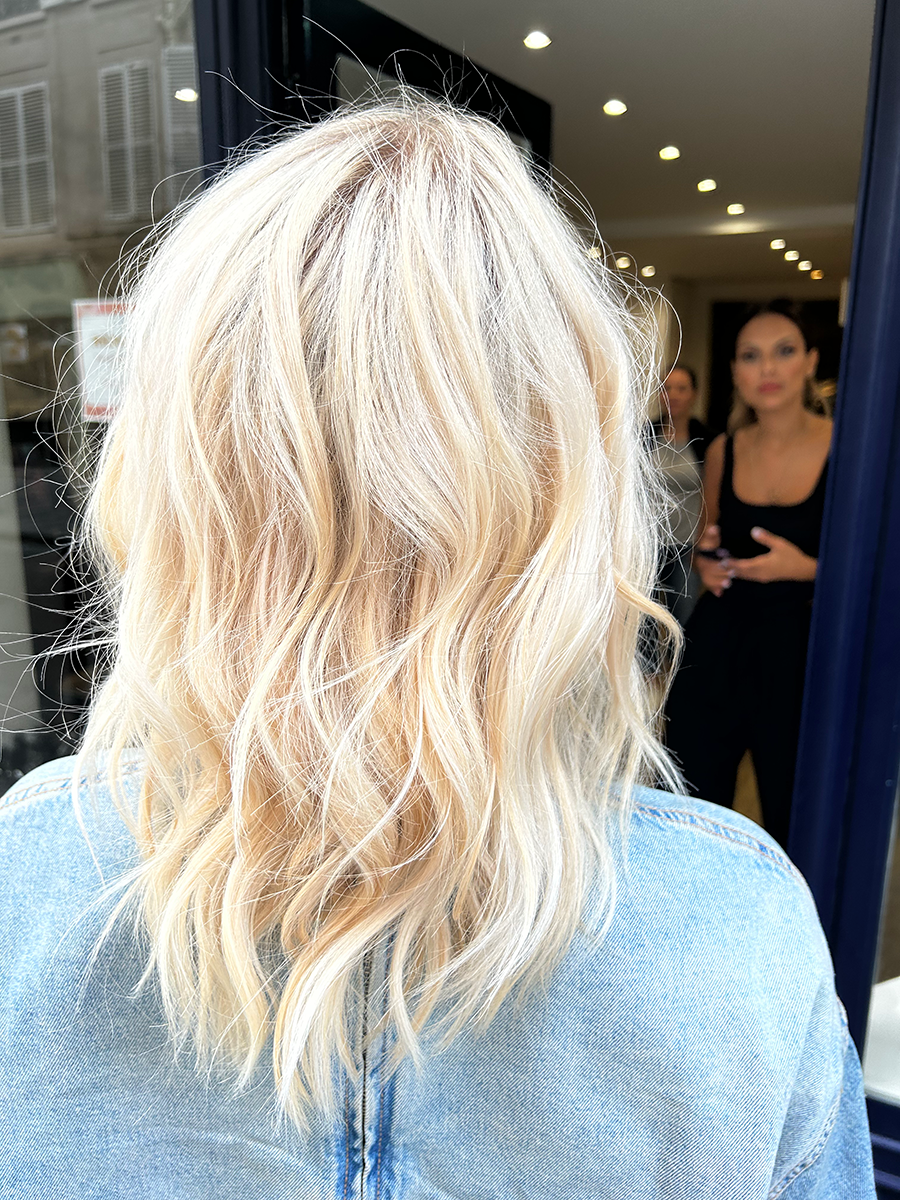 Résultat blond polaire avec EasyBlond