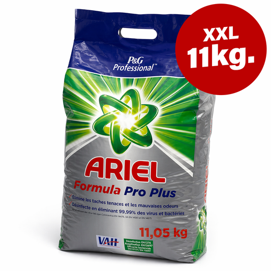 Lessive poudre professionnelle Ariel Formula Plus – 11kg