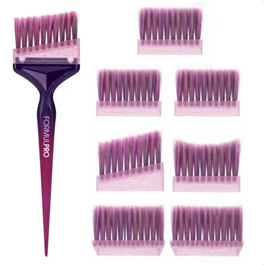 Pinceau de coloration à tête interchangeable - 2 couleurs