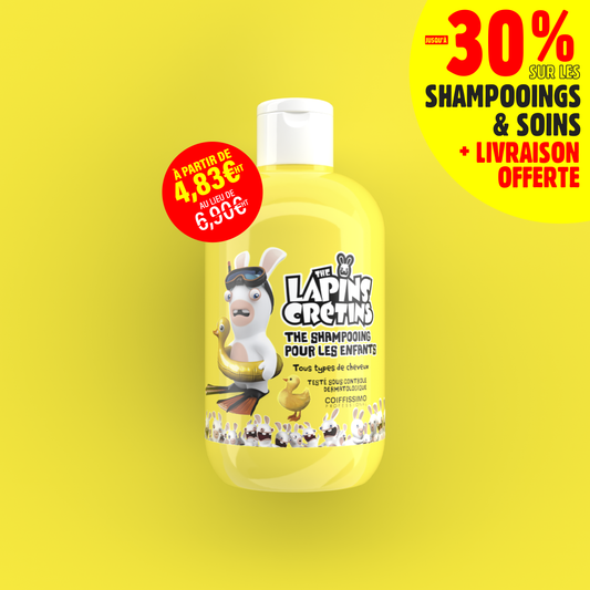 Shampooing Lapins crétins pour les enfants