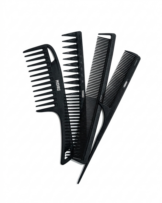 Peignes carbone professionnels - 4 Tailles - Mashiro