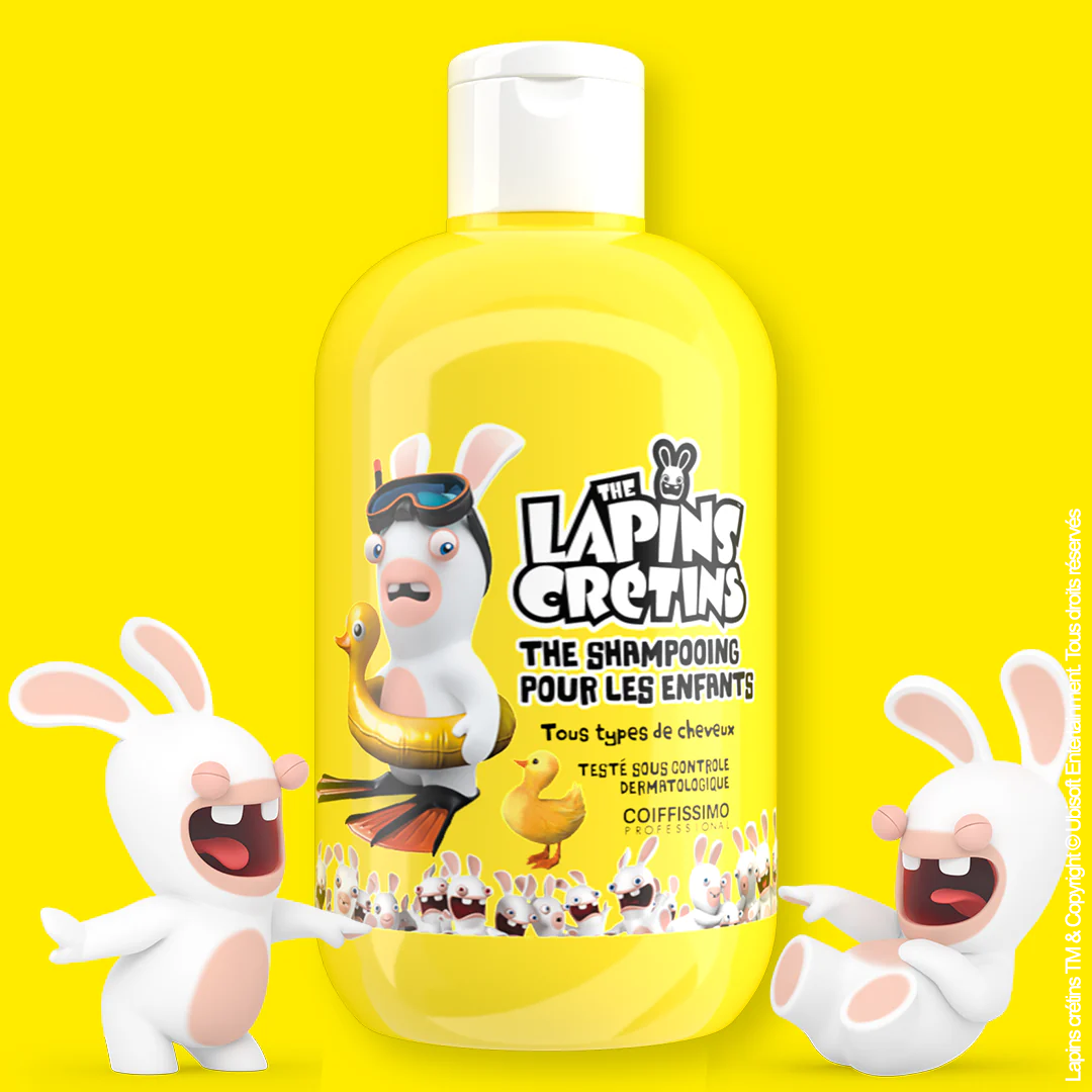Shampooing Lapins crétins pour les enfants