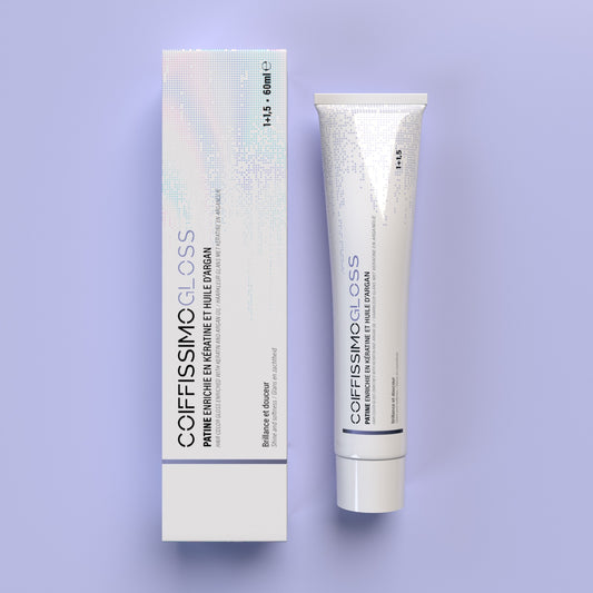 COIFFISSIMO GLOSS - Patine sans ammoniaque enrichie en kératine et en huile d'argan - 60ml