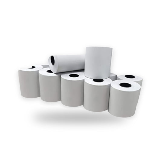 Bobines de carte bleue 57 x 40 mm, lot de 5