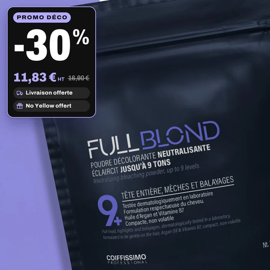 FULLBLOND - Poudre décolorante neutralisante 9 tons tête entière